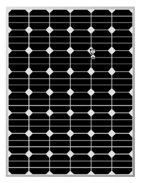 Solamodul monokristallin, back contact, 140 Wp