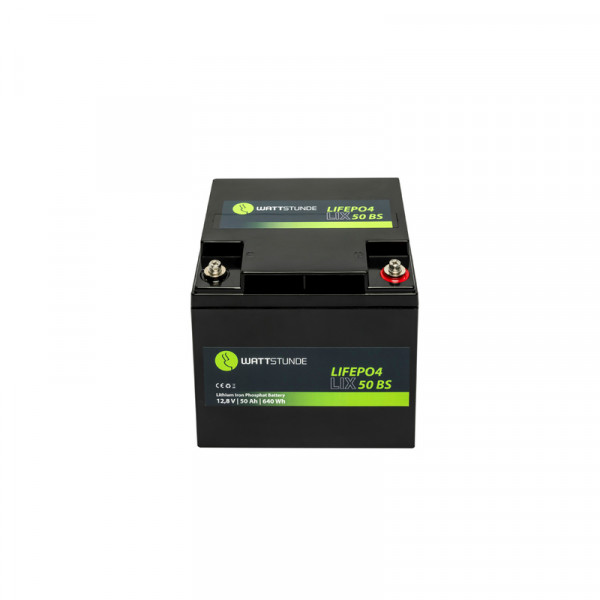 WATTSTUNDE® Lithium 50Ah LiFePO4 Batterie LIX50-BS