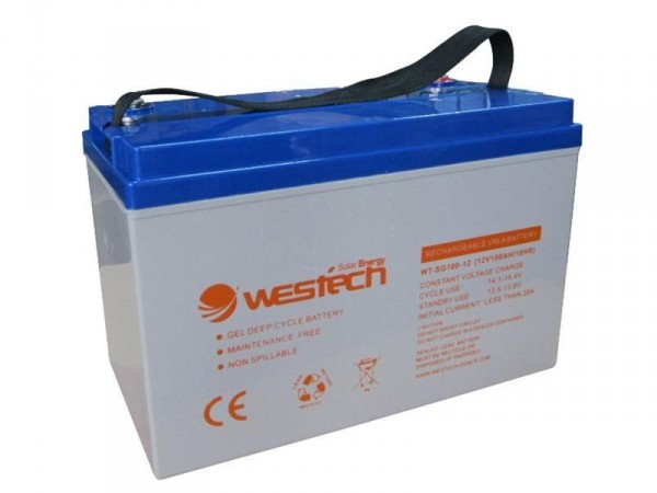 Westech SolarPower Gelbatterie 100 Ah
